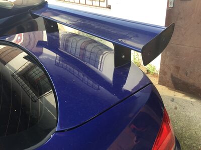 Rear carbon trunk lid GTS with GT4 style rear wing 120cm