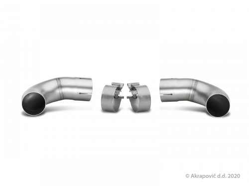 Link pipe set (fits on stock exhaust, SS)