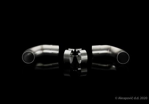 Link pipe set (fits on stock exhaust, SS) - Galerie #2