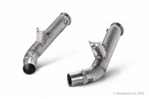 Výfukové svody bez katalyzátoru (downpipe set) Akrapovič