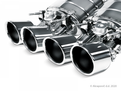 Tail pipe set (Titanium,dia 115 mm) Akrapovič