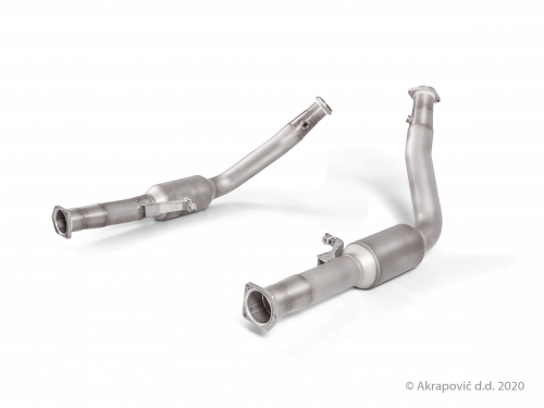 Výfukové svody s katalyzátorem (downpipe set) Akrapovič