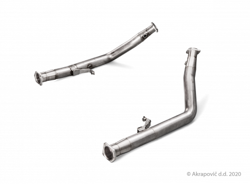 Downpipe Set w/o Cat (SS) Akrapovič