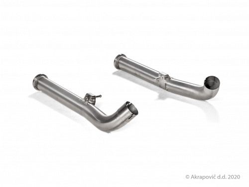 Front link pipe set (SS) - for OPF/GPF Akrapovič - cars with OPF/GPF