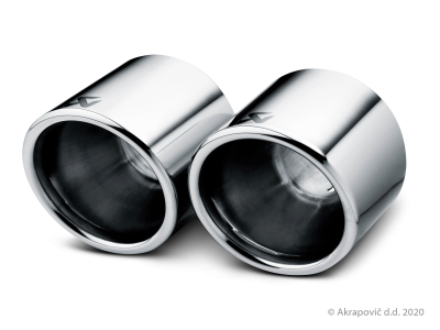 Tail pipe set (Titanium) Akrapovič