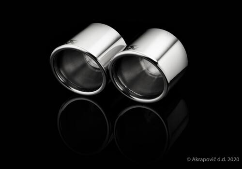 Tail pipe set (Titanium) Akrapovič - Galerie #6