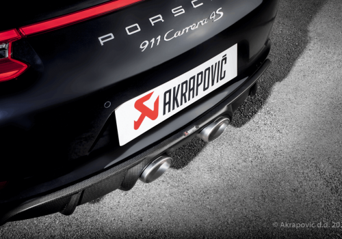 Rear Carbon Fiber Diffuser - Matte Akrapovič - Galerie #2