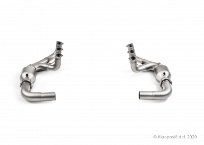 Evolution Race Header Set (Titanium) Akrapovič