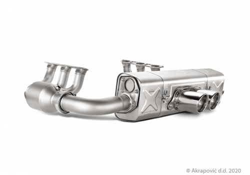 Evolution Race Header Set (Titanium) Akrapovič - Galerie #3