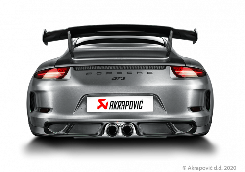 Rear Carbon Fiber Diffuser Akrapovič - Galerie #2