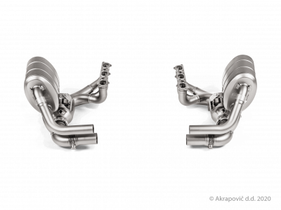 Evolution Header Set (Titanium) Akrapovič