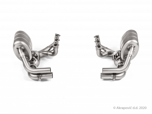 Evolution Header Set (Titanium) Akrapovič