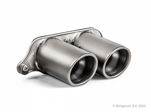 Tail pipe set (Titanium) Akrapovič