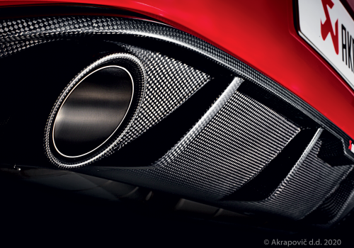 Rear Carbon Fiber Diffuser Akrapovič - Galerie #4