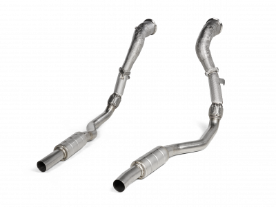 Downpipe / Link pipe set (SS) Akrapovič - auta s i bez OPF/GPF