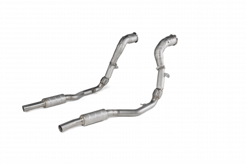 Downpipe / Link pipe set (SS) Akrapovič - cars with&without OPF/GPF
