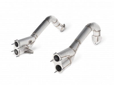 Link pipe set (Titanium) Akrapovič - cars with&without OPF/GPF