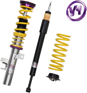 KW Coilover Variant 1 inox for cars with EDC (without cancellation kit for elektronic damper control) - BMW M5 E60