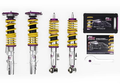 Výškově i tuhostně stavitelný podvozek KW Clubsport 2-cestný vč. horního uložení pro vozy s elektronickým tlumením - BMW M3 E90, E92, E93 - Galerie #1
