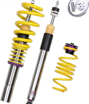 KW Coilover kit Variant 3 inox for cars with PASM ( incl. deactivation for electronic damper) - Galerie #6