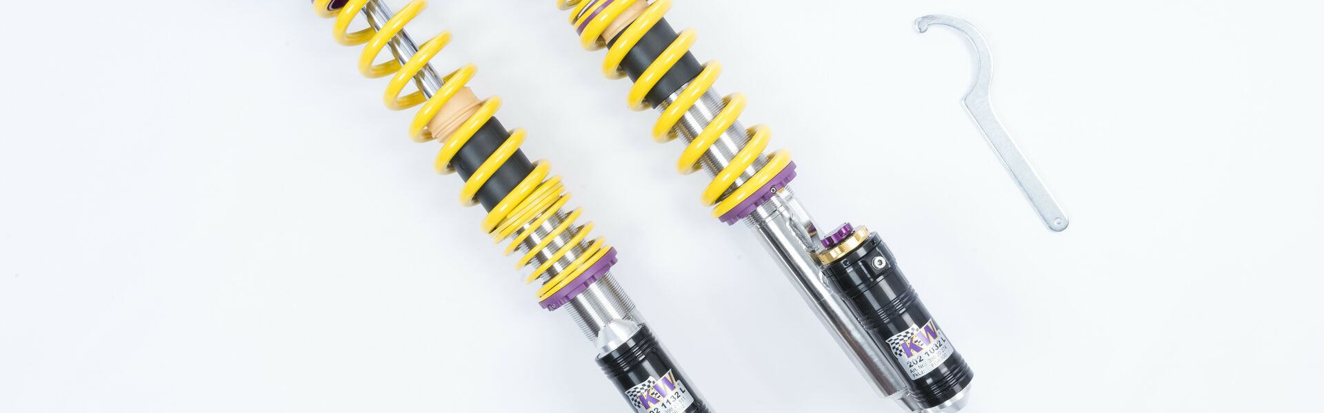KW COILOVERS VARIANT 4 ALUMINIUM For cars without magnetic ride control and original Lift-System