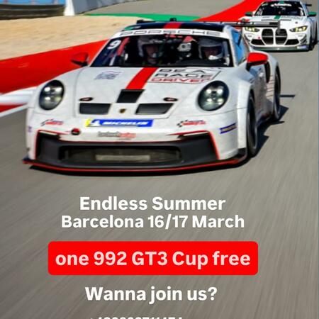One spot got free at the Endless Summer Trackday in Barcelona...