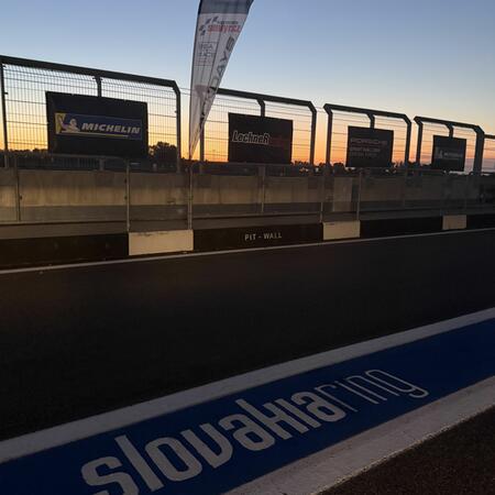 Friday's training day at SPCCE at Slovakiaring is over