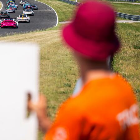 We're racing in the second race at the Slovakia Ring