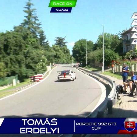 Tomáš Erdélyi heading out for the first practice session...