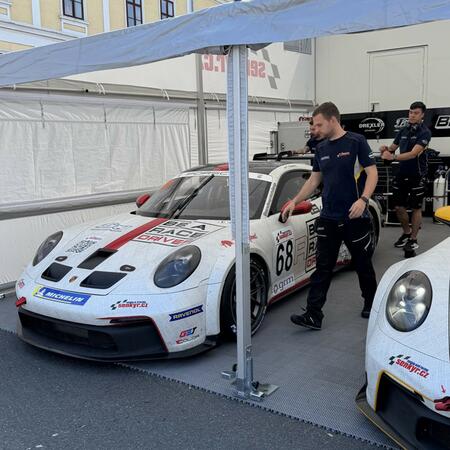 The Šenkýř Motorsport team is preparing for the start at...