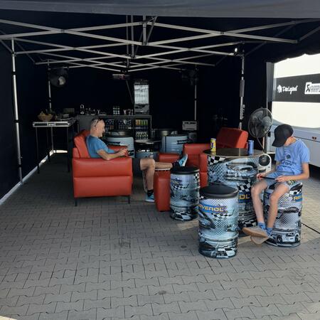 Our relaxation area at Tor Poznań