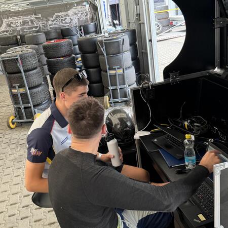Track analysis and consultation before heading out for the...