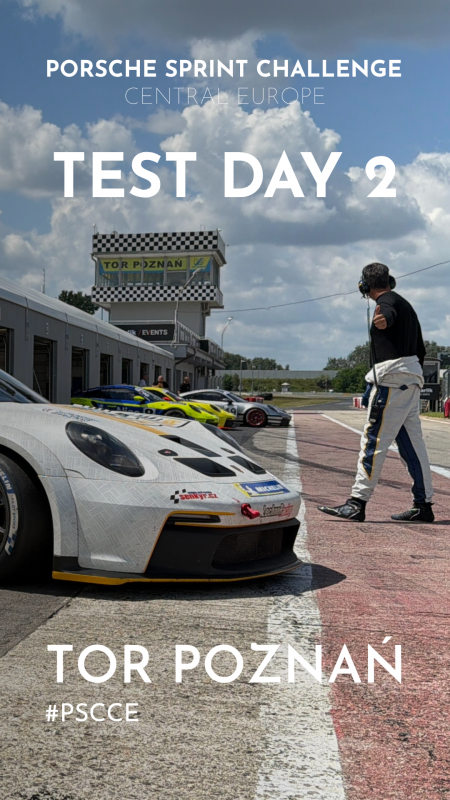 The second day of testing and training begins