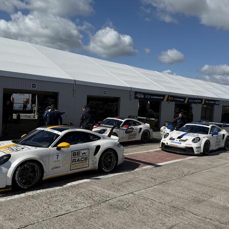 We're heading out for the first practice session on Friday—the...