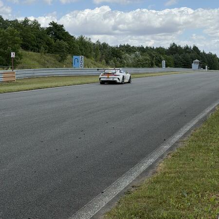 Snapshots from the finish line during the third midday practice...