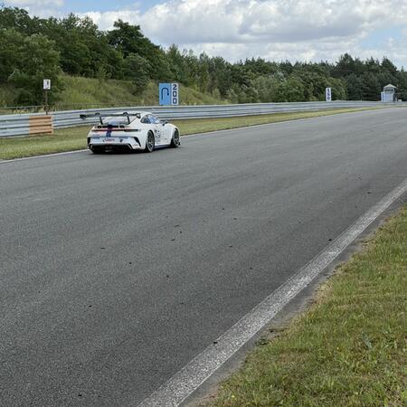 Snapshots from the finish line during the third midday practice...