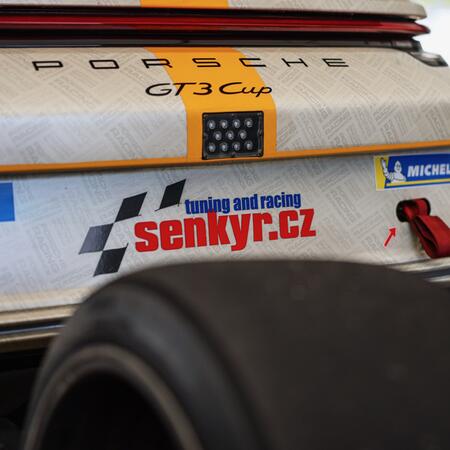 We're getting the cars ready in the pit boxes for the qualifying...