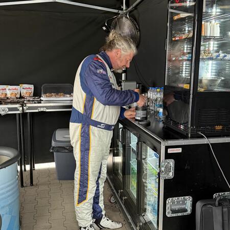 The last few quiet moments before race day