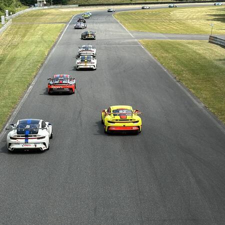 First race of PSCCE: Tor Poznań has started