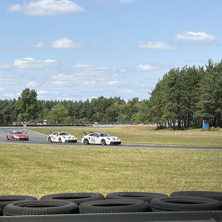 The second race is in full swing