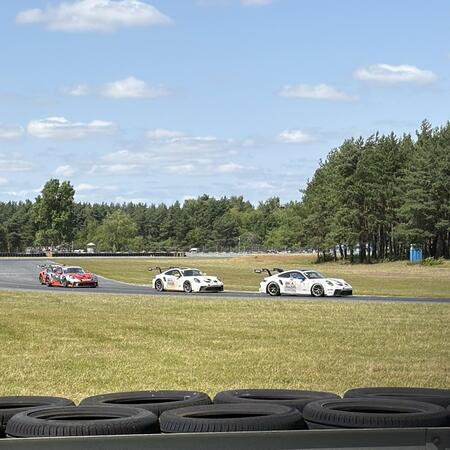 The second race is in full swing