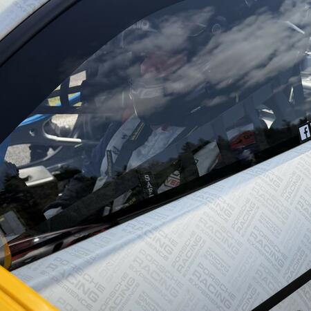 Pavel Bouška on the starting grid before the start of the...