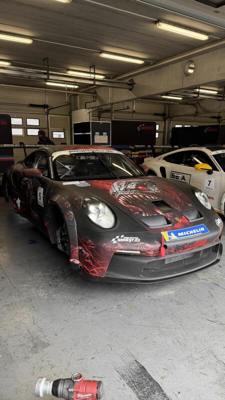 The Porsche 992 GT3 Cup #5 is ready for the PSCCE26 race...