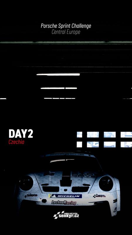 The second day of practice for the Porsche Sprint Challenge...
