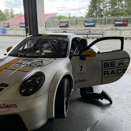 Before the end of practice, during the driver change, we...
