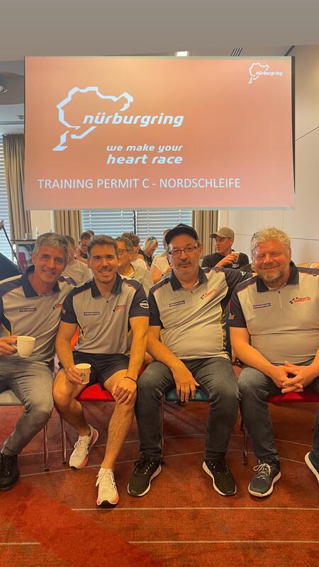 Morning drivers’ briefing ahead of the 2025 ADAC 24H Classic...