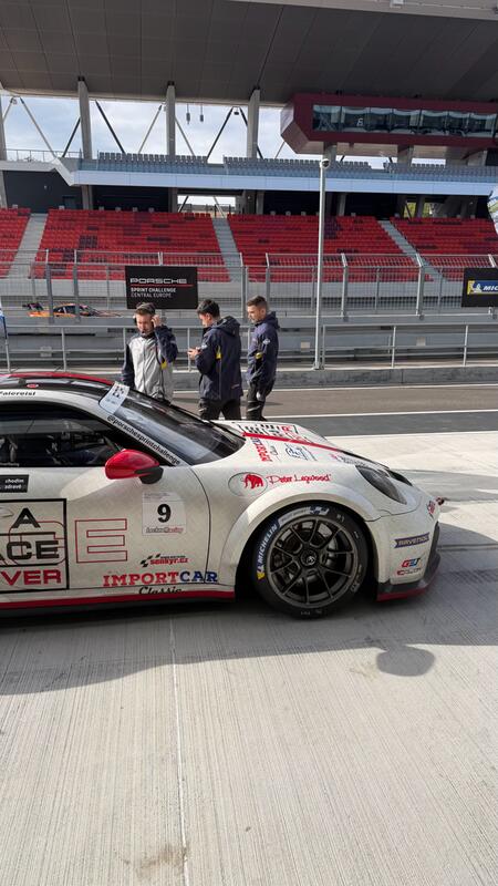 The first Friday practice session for the Porsche Sprint...