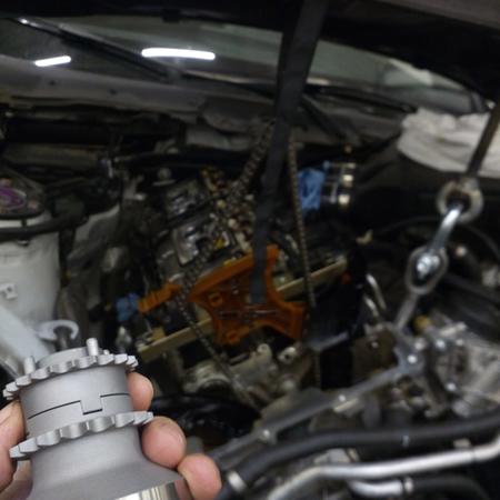 BMW M4 F82 a dnešní další instalace aretace kliky “Crank Hub...