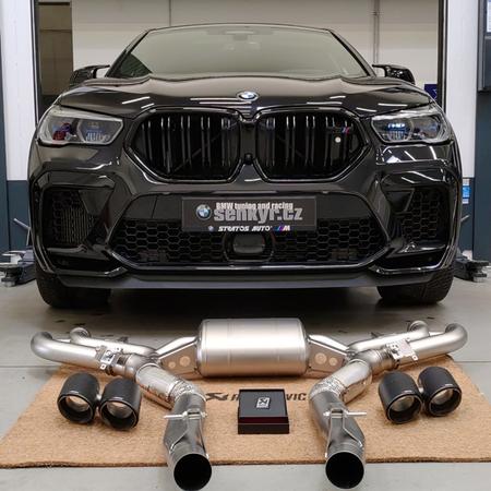 Nová BMW X6 M Competition F96 a titanový výfuk...