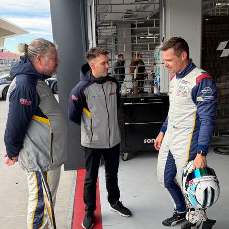 The co-driver duo in car #7, Pavel Bouška (CZ) and Jaroslav...